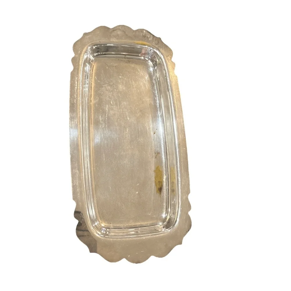 Silverplate Polished BUTTER DISH 10